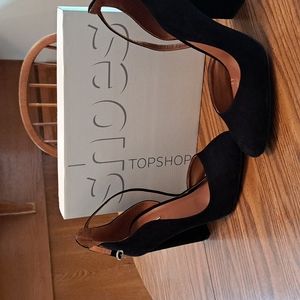 Topshop black heels